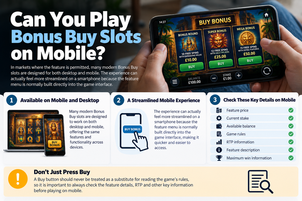 can you play bonus buy slots on mobile